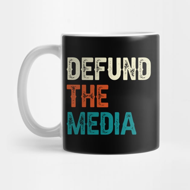 Defund The Media by DragonTees
